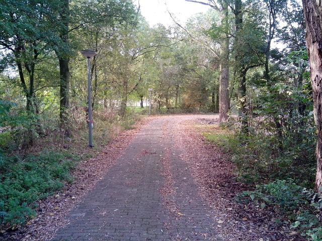 het pad naar het pakhuis