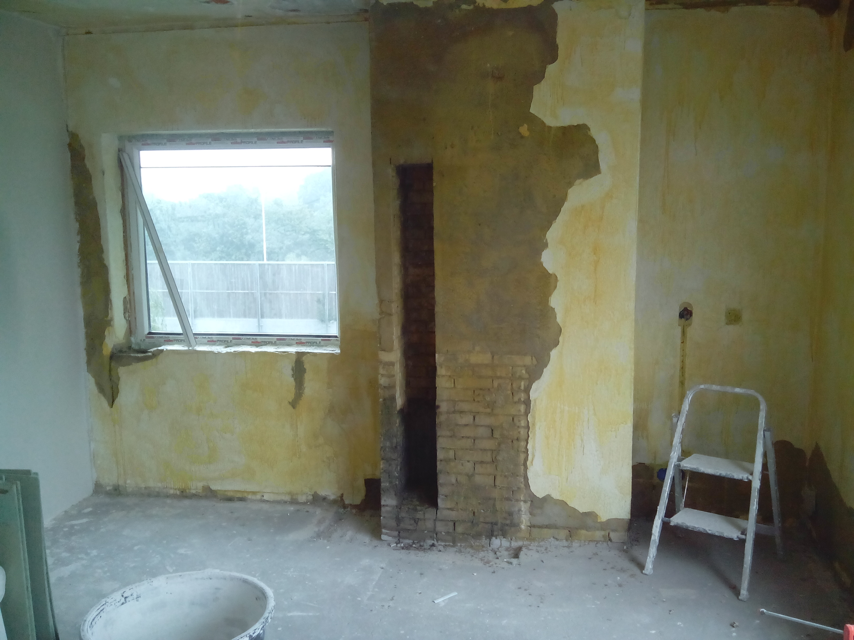 de schoorsteen met leuke aanpassing