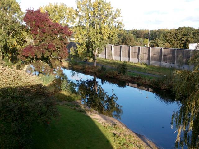 uitzicht bij ingang  galleryzijde appartement