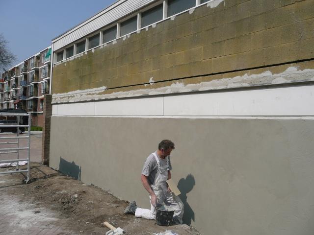 stucwerk buiten