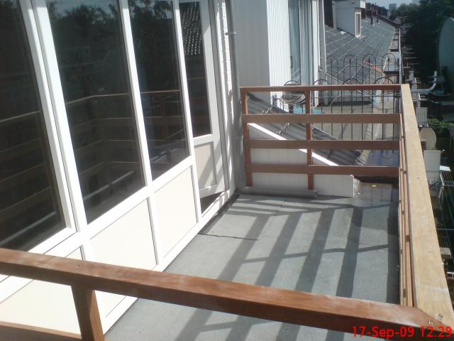 bovenste woonlaag dakterras