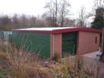 nw loods 120M2 geheel geisoleerd ,toilet/douche erin